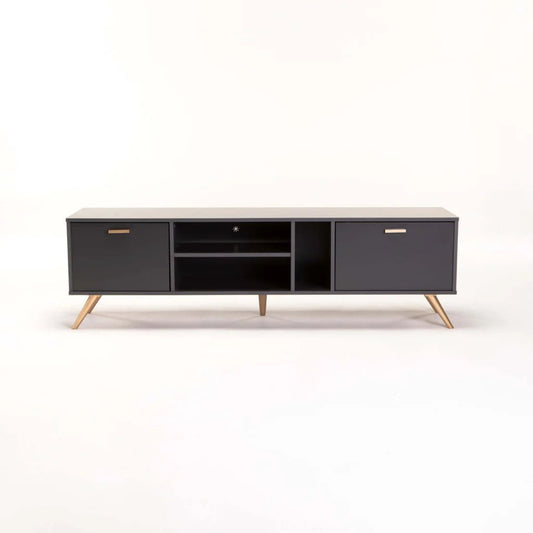 Nova 160cm 2 Door TV Unit Grey