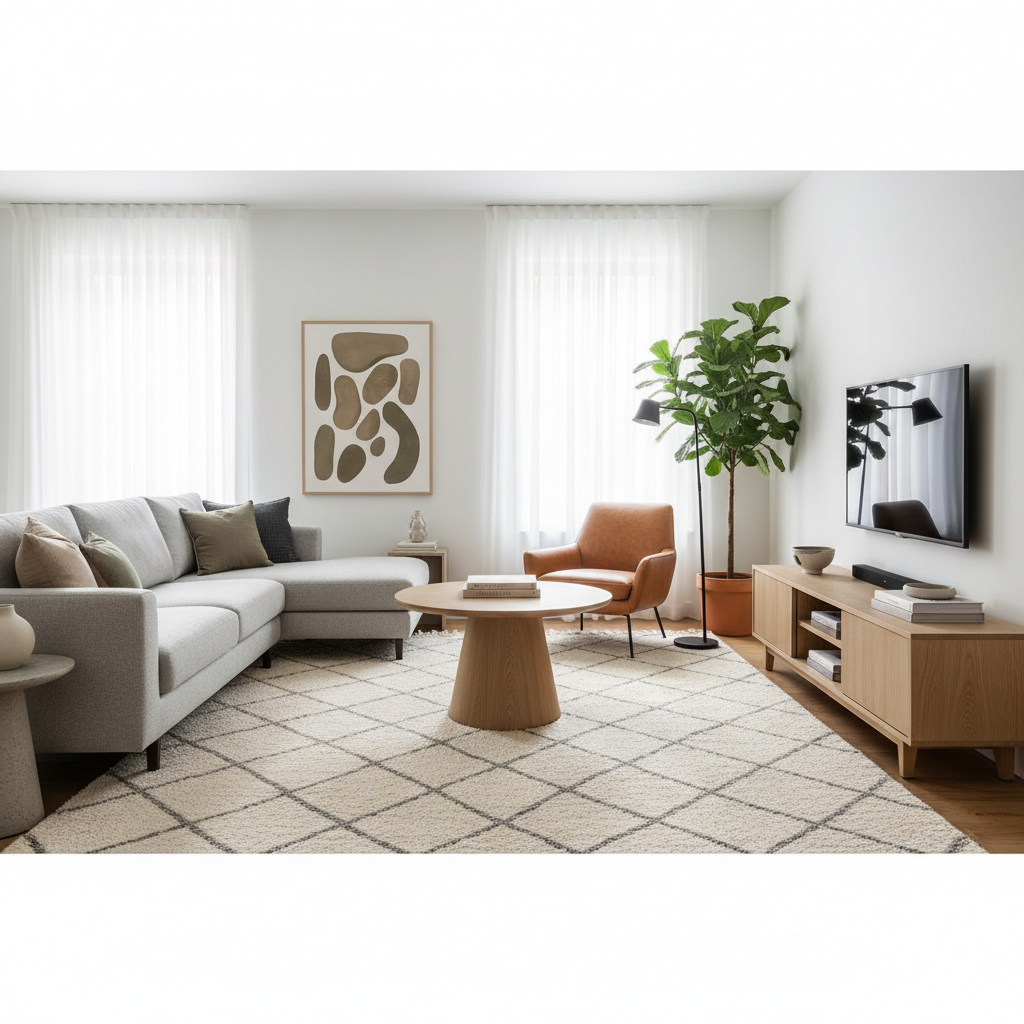 Oslo 80cm Round Coffee Table Oak