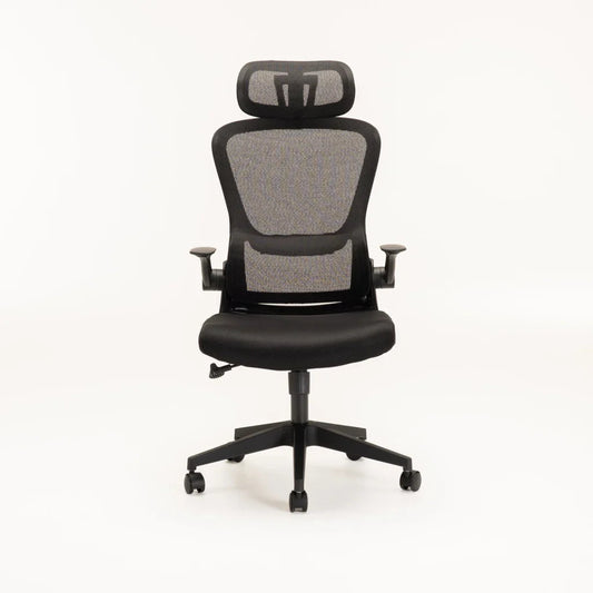 Deluxe High-back Office Chair OF580 - BLACK