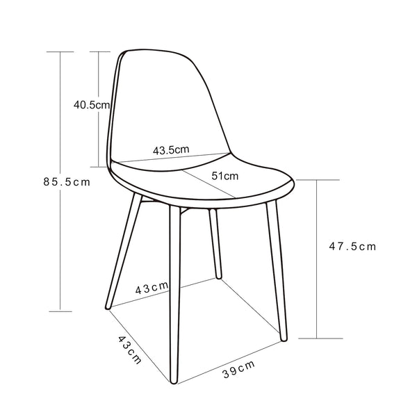 Abba Velvet Dining Chair