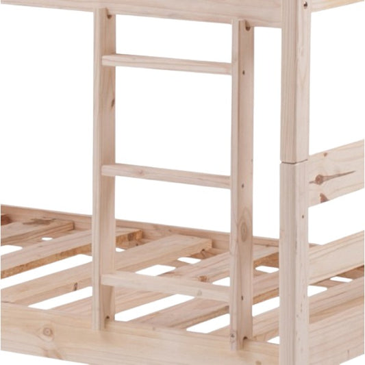 Betty Solid Pine Bunk Bed Light Oak