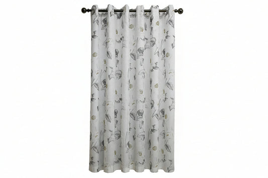 225x250cm Pencil Sketch Lined Eyelet Curtain