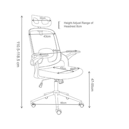 Ergonomic Office Chair Mash 22 Black