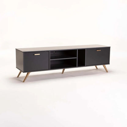 Nova 160cm 2 Door TV Unit Grey