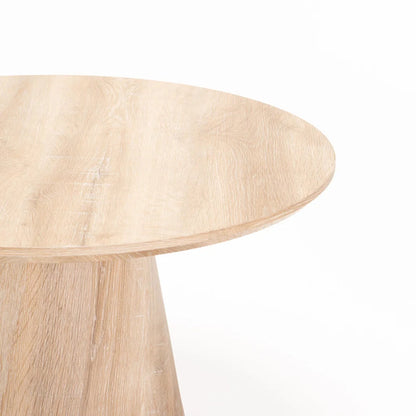Oslo 80cm Round Coffee Table Oak