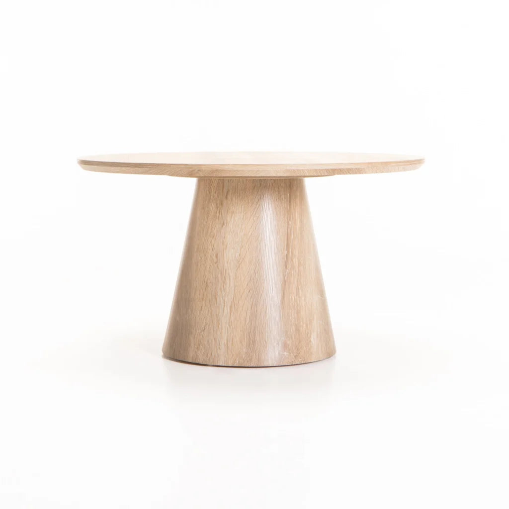 Oslo 80cm Round Coffee Table Oak