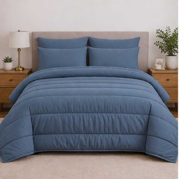 Plain Comforter 5PCs Set