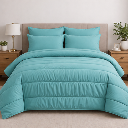 Plain Comforter 5PCs Set