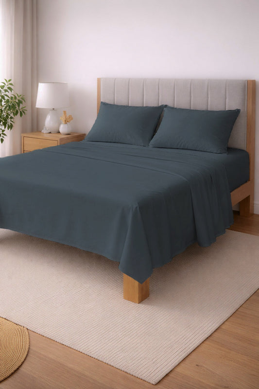Horrokes Flat Sheet Denim