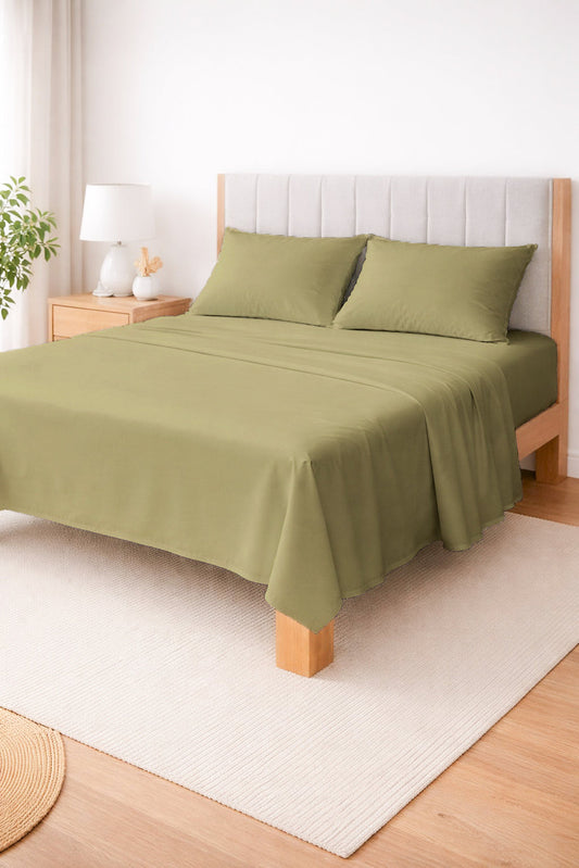 Horrockses Flat Sheet Sage