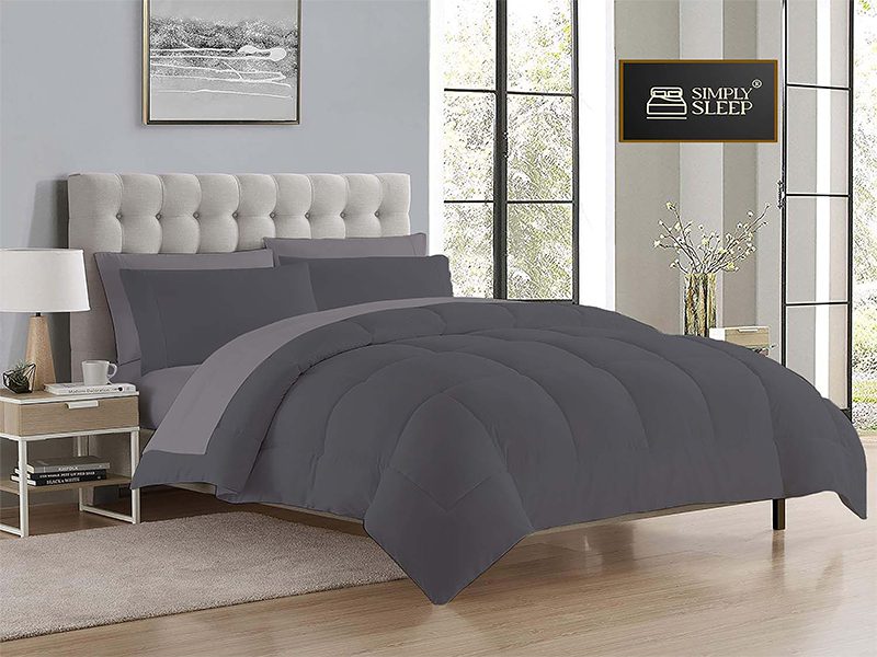 Simply Sleep – Everyday Collection Reversible Comforter Set – 90 GSM