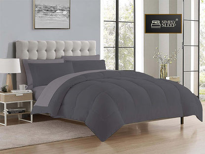 Simply Sleep – Everyday Collection Reversible Comforter Set – 90 GSM