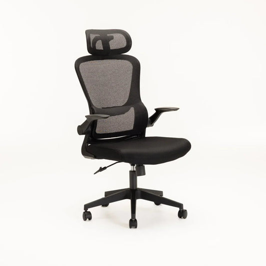 Deluxe High-back Office Chair OF580 - BLACK