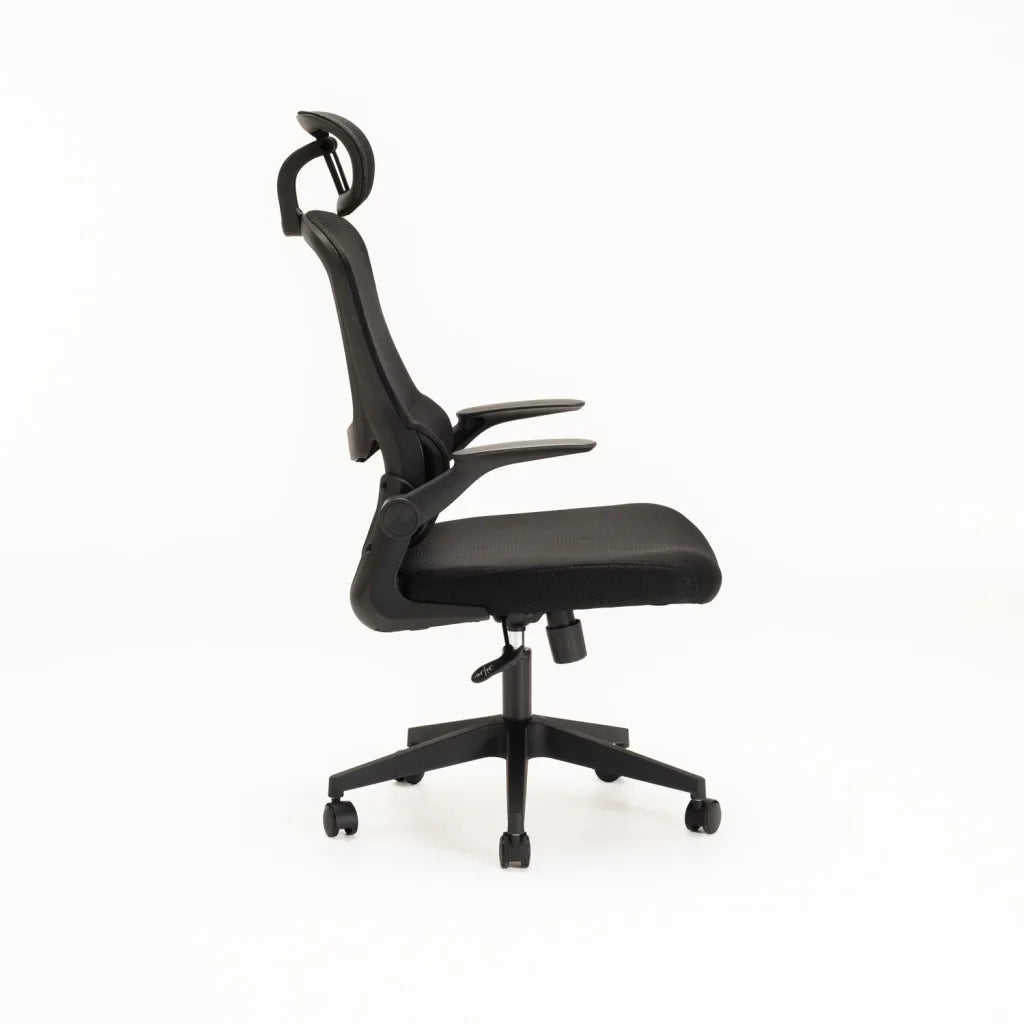 Deluxe High-back Office Chair OF580 - BLACK