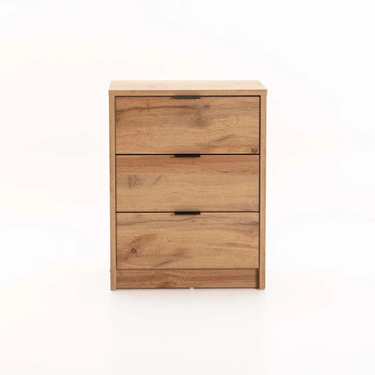 Kappa 3 Drawer Pedestal Wild Oak