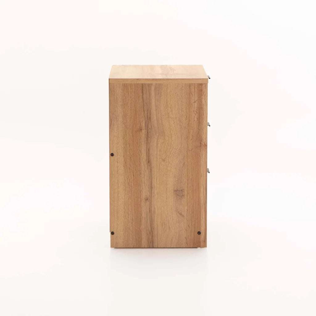 Kappa 3 Drawer Pedestal Wild Oak