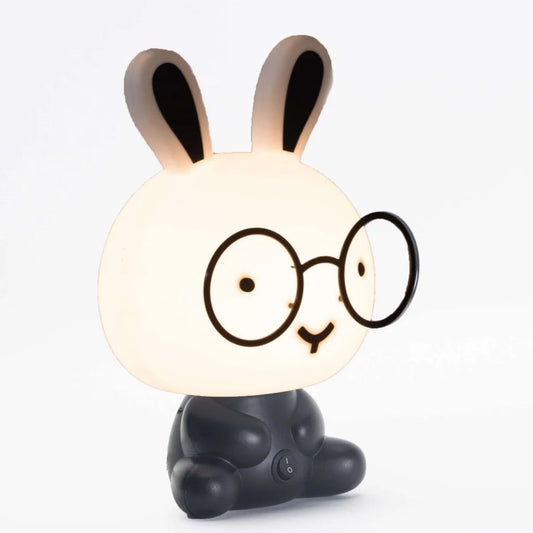 Black and White Rabbit Table Lamp