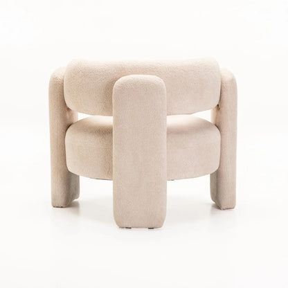 Kelly Fabric Chair Cream