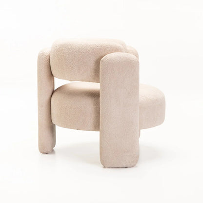 Kelly Fabric Chair Cream