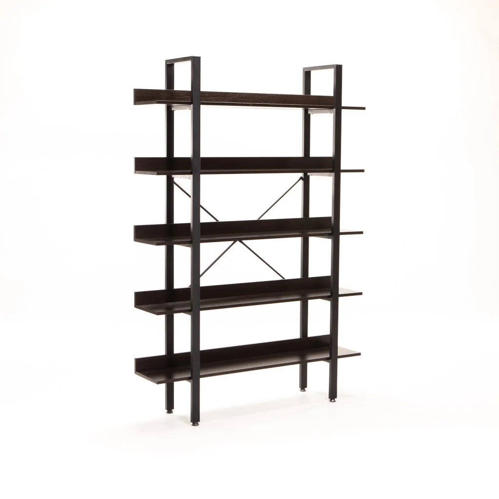 Mega 5 Shelf Bookcase Wenge