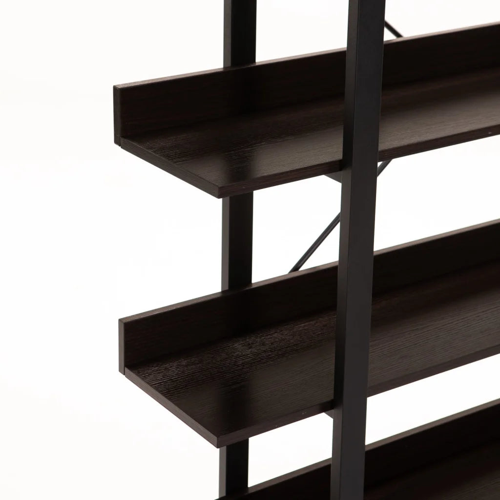 Mega 5 Shelf Bookcase Wenge