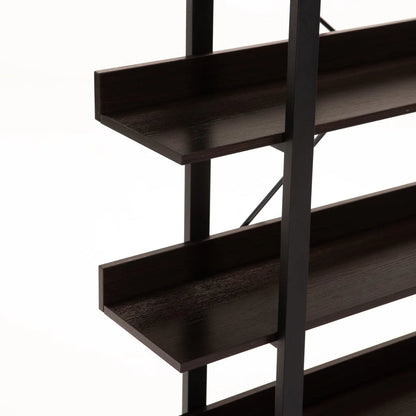 Mega 5 Shelf Bookcase Wenge