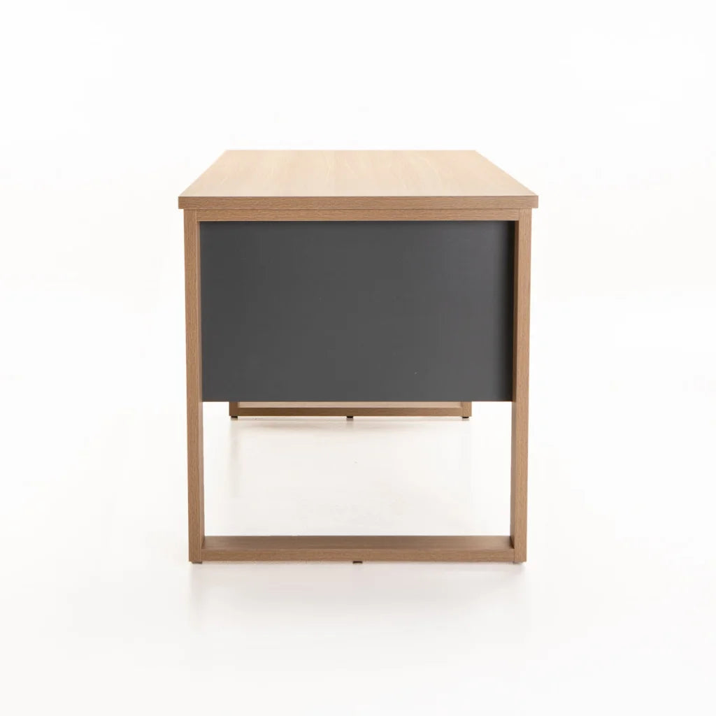 Togo 150cm Executive Desk Oak/Grey